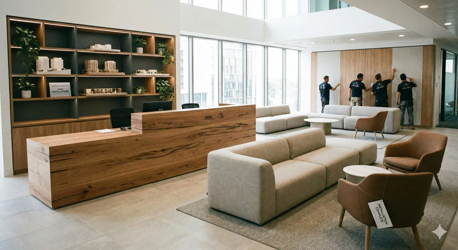 HD Installations office furniture project